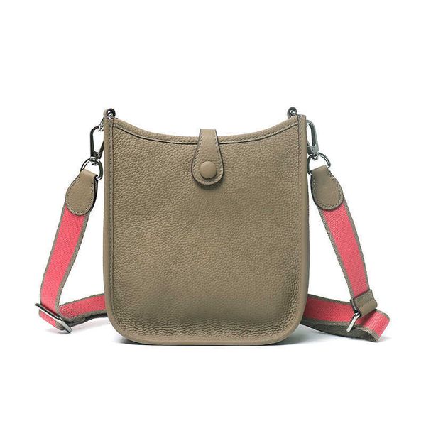 

designer bags hemrres cowhide evelynn new messenger bag togo leather lychee grain h bucket women's one shoulder mobile phonehas logo al