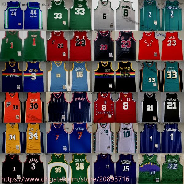 

mitchell and ness 1997-98 basketball dennis rodman jersey classic retro kevin garnett durant allen iverson vince carter karl malone charles, Black;red