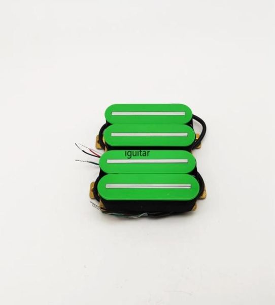 

guitar pickups double rail humbucker pickups 4c green0124925307