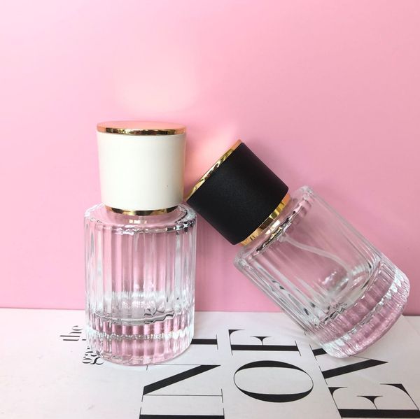 

30ml portable glass empty bottle perfume spray cosmetics packing bottle, many style choices, support custom logo