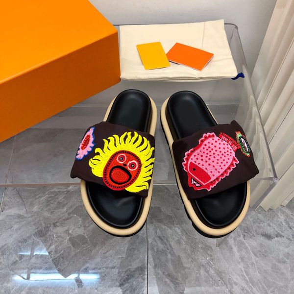 

women designer slippers transparent pvc jelly lady letter printed luxury summer sandals comfortable flip flops size 35-42 zd34, Black