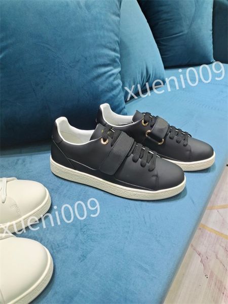 

new luxury designer casual shoes women sneakers rubber trainers genuine leather sneaker multicolor lace-up skate shoes size 35-41 dc220516, Black