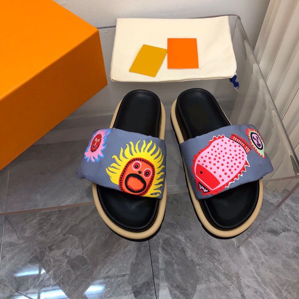 

women designer slippers transparent pvc jelly lady letter printed luxury summer sandals comfortable flip flops size 35-42 7ebo, Black