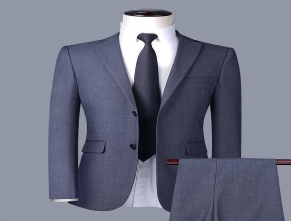 

custom made dark gray mens suit groom suit wedding suits for men slim fit groom tuxedos for manjacketpants7089460, Black;gray