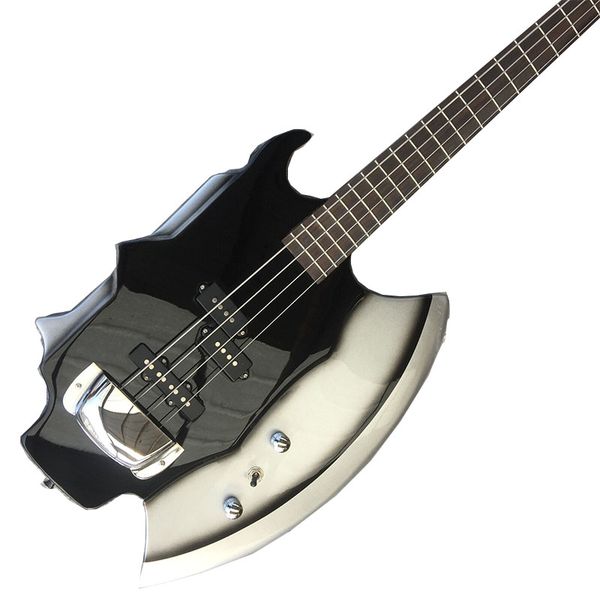 

4-string electric guitar axe bass, high-quality accessories, good sound quality