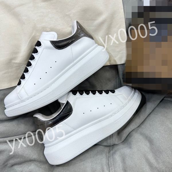 

new luxury designer shoes the four seasons men's and women's sports white embossing calfskin size 35-46 xsd230412, Black