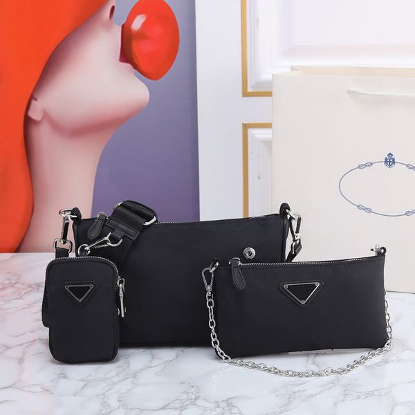 

fashion designer 3 sets shoulder bags handbags re-nylon man and woman