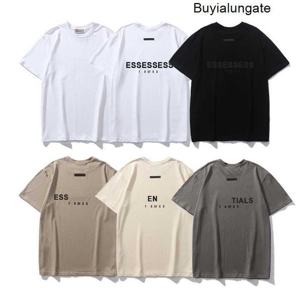 

ess luxuryt-shirt designer tees fashion t shirts mens womens god short sleeve hip hop streetwear casual clothing clothesn6w9, White;black