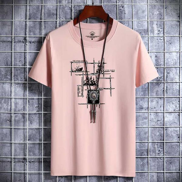 

men's t-shirts quadrilateral lattice printing 100% cotton men t shirt hip-hop cotton t-shirt o-neck summer male causal tshirts fashion, White;black