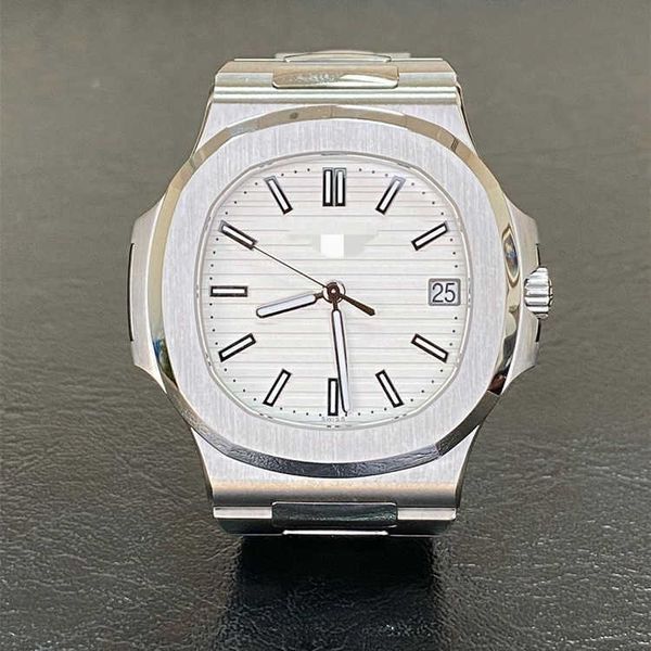 

100 pf nautilus elegant men's watch the king steel band pp, Slivery;brown