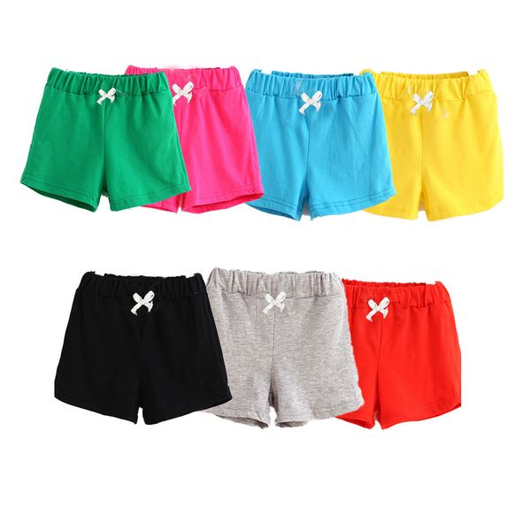

shorts v-tree summer boys shorts candy color sports shorts for girls cotton children casual shorts kids beach shorts 230703, Black