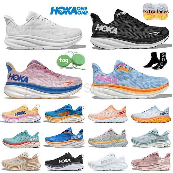 

hoka clifton 9 running shoes hokas bondi 8 cliftons 8 one shock absorption womens mens sports trainers floral people carbon x 2 on cloud sne