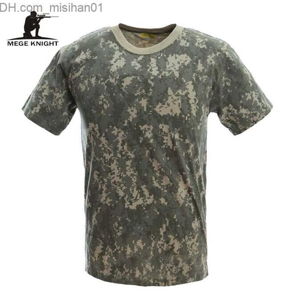 

men's t-shirts men s t shirts mege military camouflage breathable combat t shirt men summer cotton t shirt army camo camp tees z230703, White;black