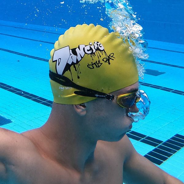 

swimming caps flexible silicone waterproof cap swimwear hat cover comprehensive joint safe light non toxic long short 230701