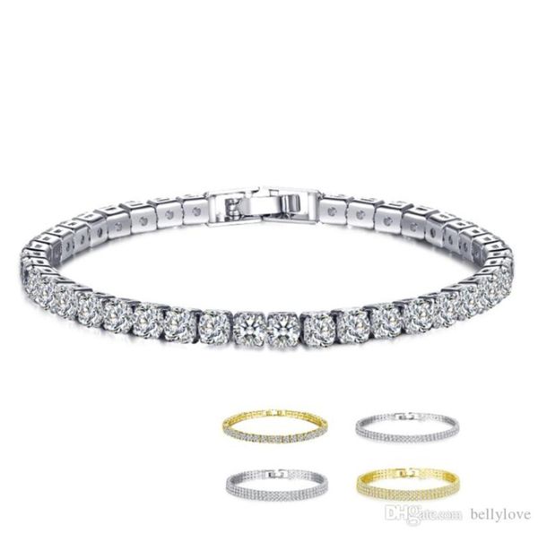 

whiteyellow gold plated sparkling cubic zircon cz cluster tennis bracelet fashion womens jewelry for party wedding hn1192183997, Red;brown