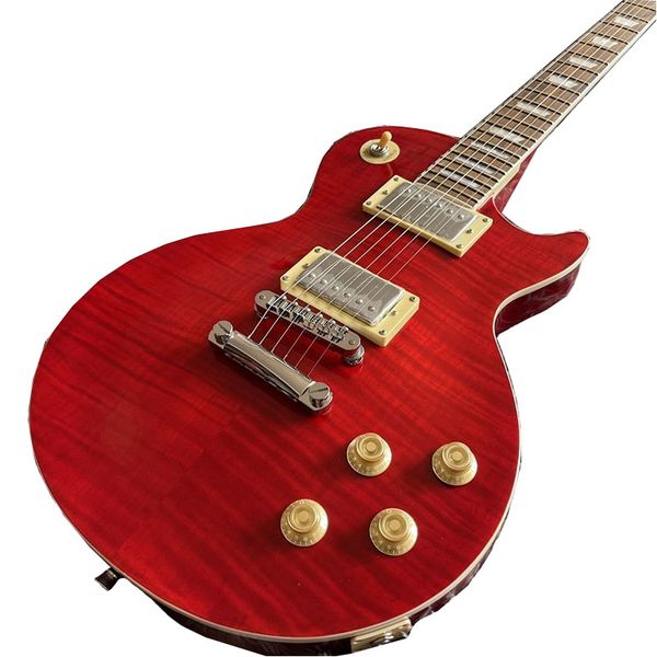 

factory light tone red electric guitar rose wood fingerboard customization
