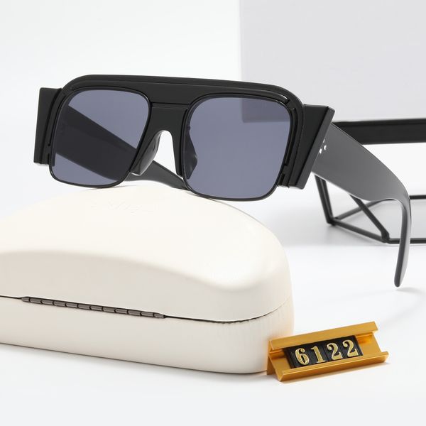 

men sunglasses designer sunglasses for women 6122 new fashion driving sunglasses female all-match fishing uv sunglasses male, White;black