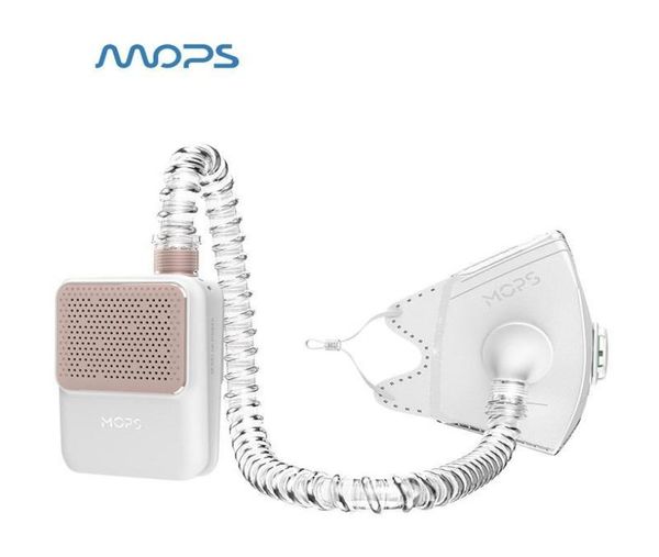 

2020 mops wind portable air purifier 2nd generation children039s antihaze and dust electric mask disposable4432596, Blue
