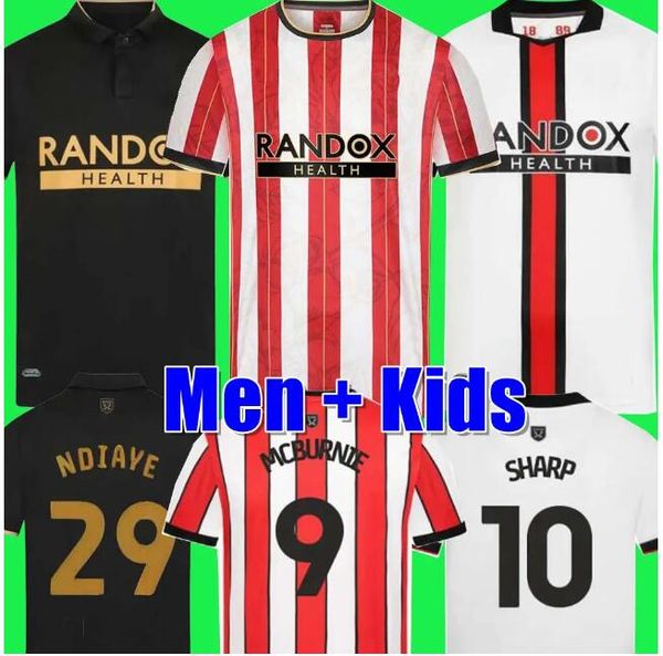 

sheffield 22 23 soccer jerseys limited edition promotion kit sander berge uniteds john egan rhian brewster anel ahmedhodzic oliver jayden sp, Black;yellow