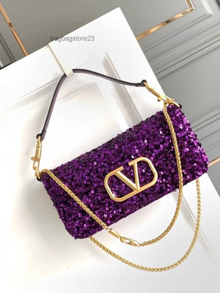 

valentiino bags summer beads lady chain purse fashion bag v-buckle valentiino 3d embroidery bags diamond designer 2023 avf3