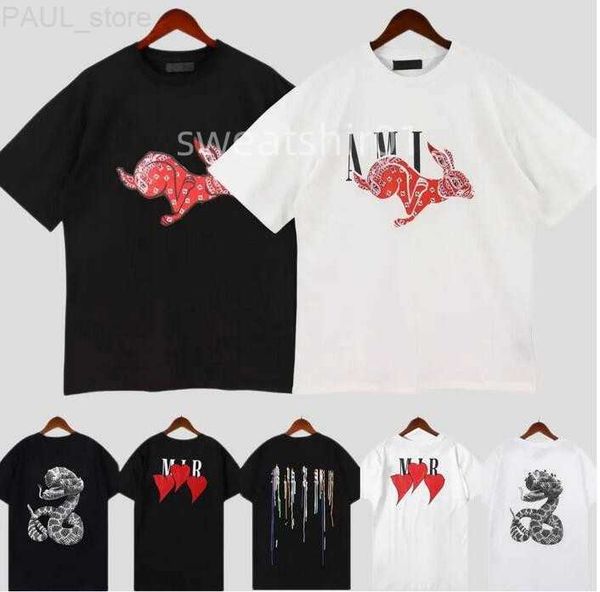 

men's mens fashion floral t shirt designer letters printed tshirt stylist casual summer breathable clothing men t-shirts couples street, White;black