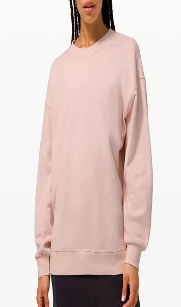 

yoga clothes perfect oversized autumn womens designers hoodies sweater sports round neck long sleeve casual loose sweatshirts9607074