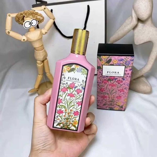 

flora perfume 100ml women perfumes eau de parfum 3.3fl.oz long lasting smell blossom fruit flower edt lady spray fragrance cologne version q