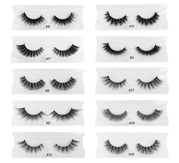 

3d mink false eyelashes natural thick eyelashes 1pack whole01840969