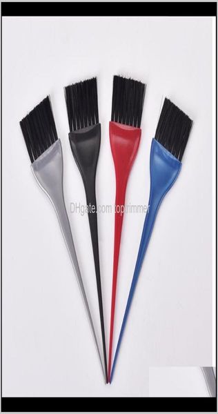 

brushes care styling products drop delivery 2021 hairdressing tools mens enamel plastic singlesided hair brush 15cm dyeing past9023782, Silver