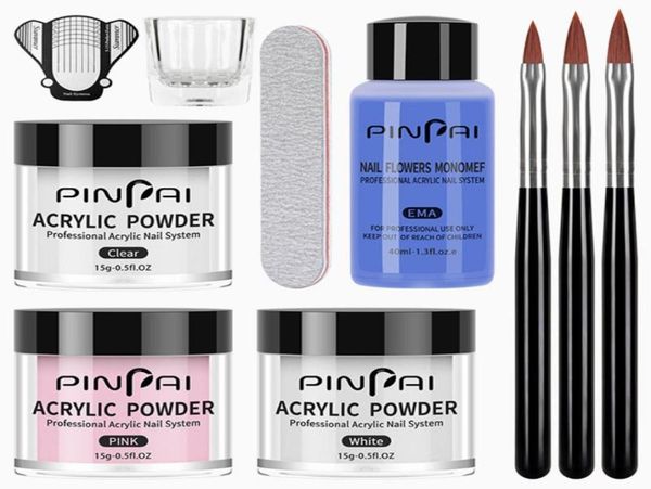 

nail art kits acrylic powder and liquid monomer set longlasting manicure tool extension carving adhesive gel diy2364678