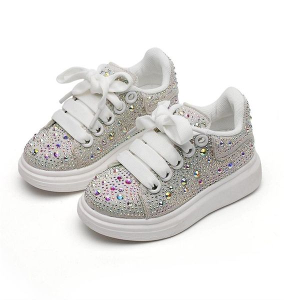 

girls039 shoes spring children039s bright diamond sports shoes big children039s fashion casual shoes girls nomslip sneak5918502, Black