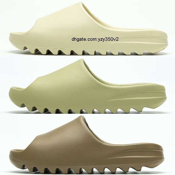 

kanyes orange slides resin core bone sandals shoes size 13 mist dessan enflame soot slippers spring summer desert sand fashion designer men