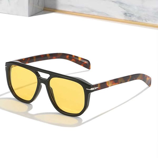

2023 new db dual beam polarized with beckham fashion sunglasses, White;black