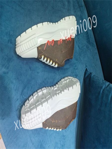 

2023 luxury designer casual shoes women sneakers rubber trainers genuine leather sneaker multicolor lace-up skate shoe size 35-41 dc220517, Black