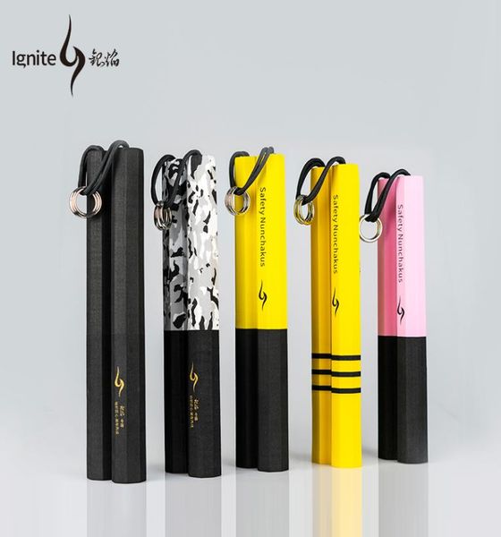

sponge double rope nunchakus safety drill martial arts equipment training practice beginner performance martial arts products q0103368474