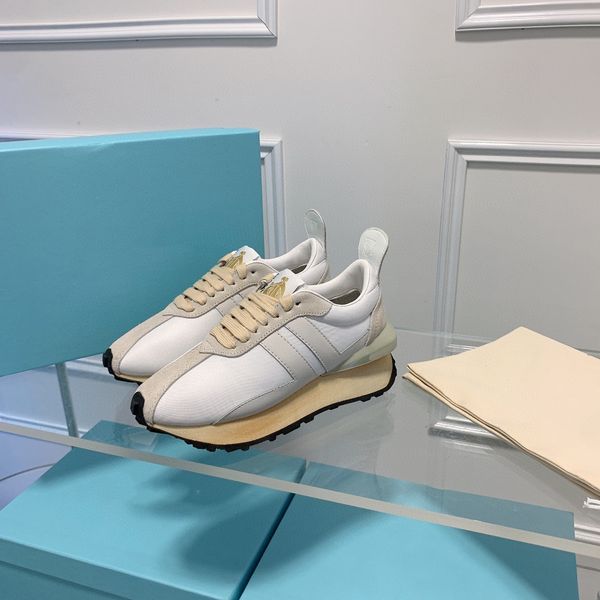 

fashion r shoes real leather handmade canvas multicolor gradient technical sneakers women famous shoe trainers by brand l01 04, Black