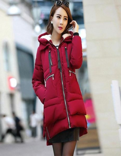 

maternity winter coat long hooded thicken down jacket casual coat for pregnant women pregnancy clothes outerwear plus size s5xl3440309, White
