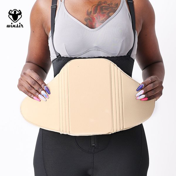 

waist tummy shaper bafully abdominal compression board flattening belly ab board lumbar post surgery lipo back foam board after liposuction