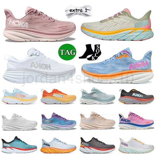 

hoka bondi 8 hokas shoes clifton 8 9 carbon x2 platform running sports sneakers kawana challenger cloud shock absorption for mens womens tra