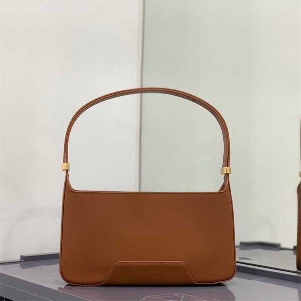 

tb shoulder solid color versatile elegant and simple cowhide medieval french stick single shoulder underarm women's bag, Pink;blue