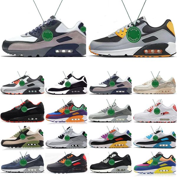 

classic mens womens running shoes og designer bred am total be true camo green grape infrared london men trainers sneakers big size 46 b2