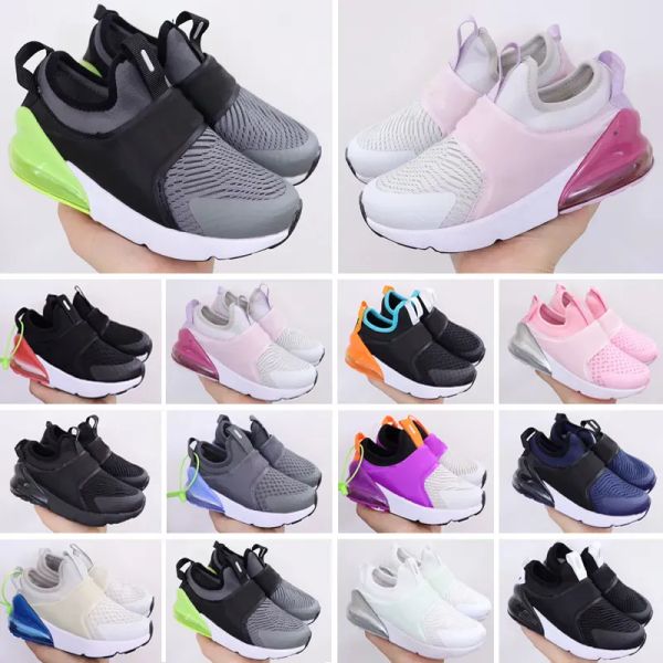 

new fashion 21-270 react bauhaus td kids shoes boy girls running shoes black white hyper bright violet toddler children sneakers 28-35