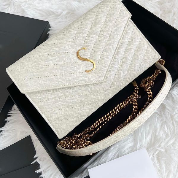 

mens caviar woc city handbags satchel envelope bags womens luxurys designer crossbodys messenger bags genuine leather tote metal chain shoul