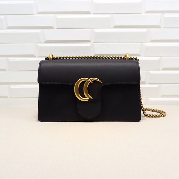

channel bag designer saddle bag clamshell bag women's marmont chain shoulder backpack unique design of shoulder and back tote dual-use