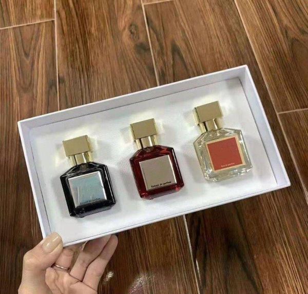 

s mfk perfume set three styles rouge 540 oud satin good quality long lasting time classic fragrance edp 25ml34469580