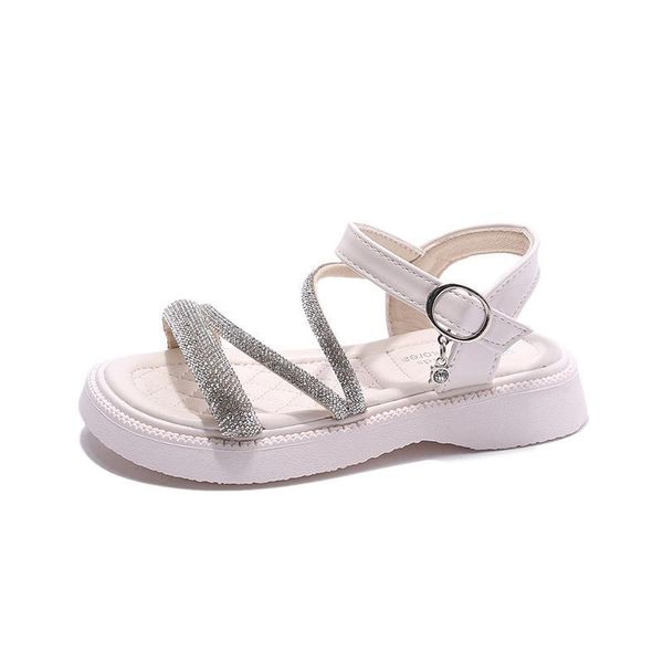 

sandals kids shoes footwear girls summer soft sole princess f11551, Black;red