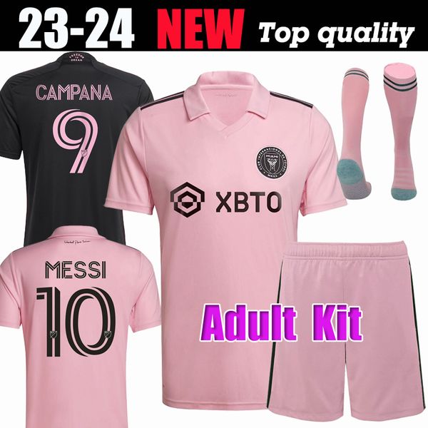 

kit 23 24 inter miami cf soccer jerseys short sleeve mota yedlin higuain men beckham campana matuidi black white 2023 2024, Black;yellow