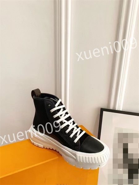 

2023 new designer casual shoes women sneakers rubber trainers genuine leather sneaker multicolor lace-up skate shoes size 35-41 dc220519, Black
