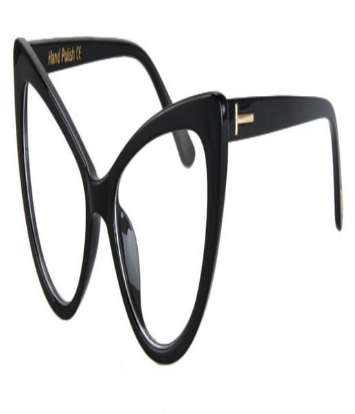 

new 2017 luxury fashion cat eye clear glasses women vintage brand ladies eyeglasses spectacle frames glasses clear2252148