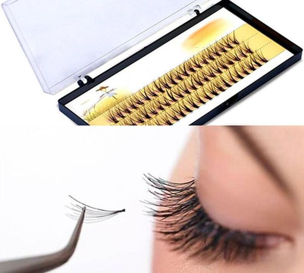 

60pcsset grafting false eyelashes individual mink false eyelash extension soft black fake eye lash 614mm makeup toool5628880